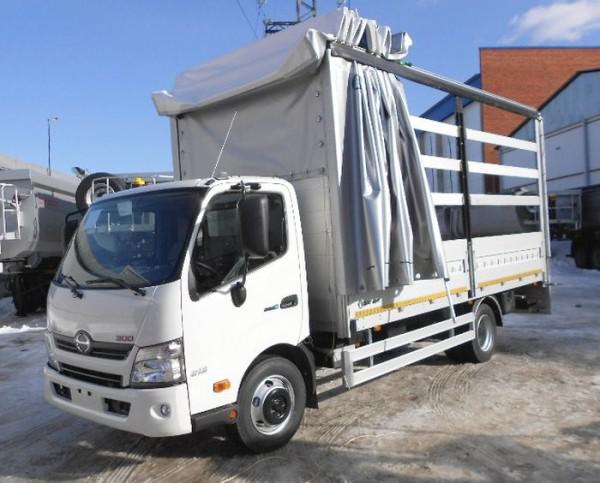 HINO 300 бортовой евротент