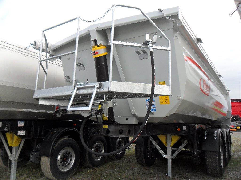 Полуприцеп самосвальный Fliegl DHKS 350 Light с полукруглым кузовом (сталь)